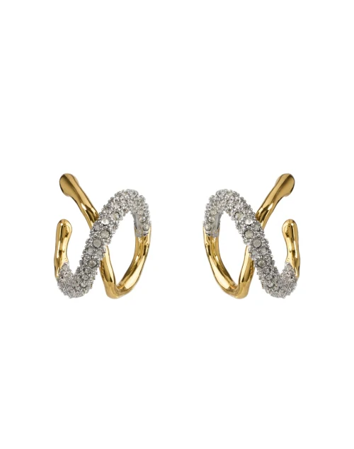 Solanales Gold Twist Earrings