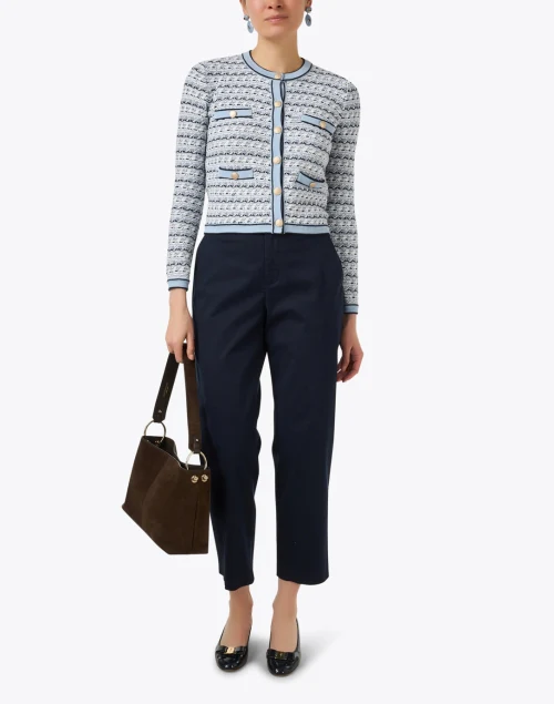 Navy Straight Leg Pant