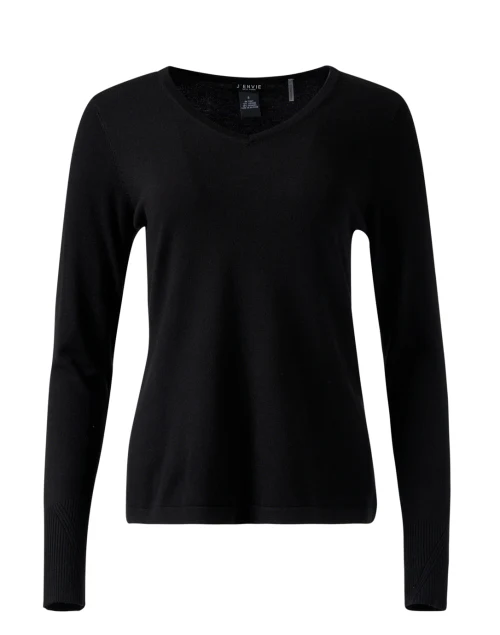 Black V-Neck Sweater