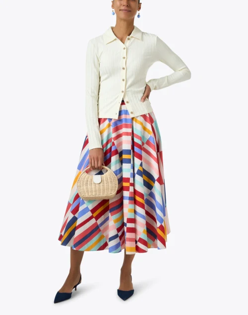 Ivory Rib Knit Top
