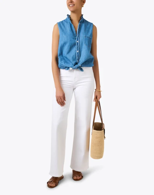 Fiona Denim Blouse