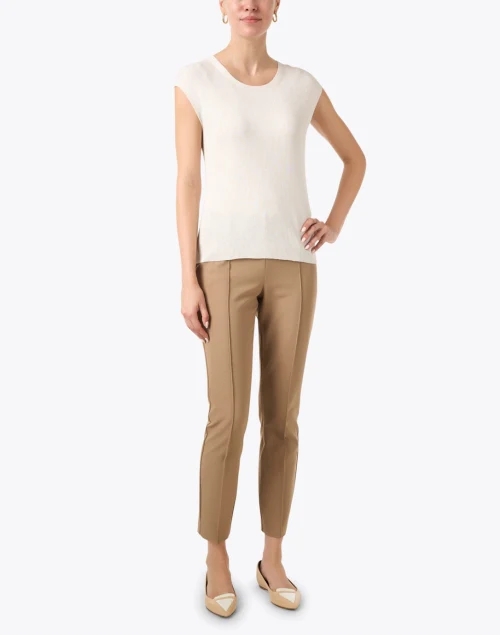 Gramercy Cammello Stretch Pintuck Pant