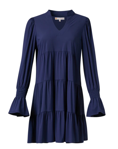 Tammi Navy Tiered Dress