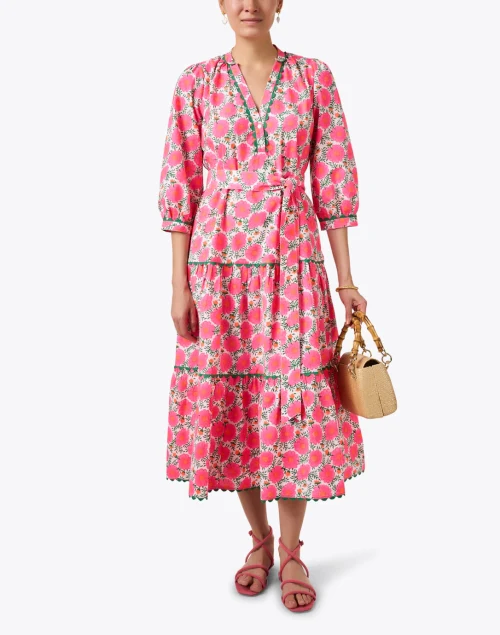 Marina Pink Floral Dress