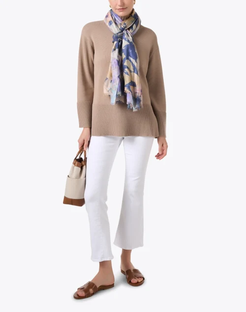 Taupe Cotton Sweater