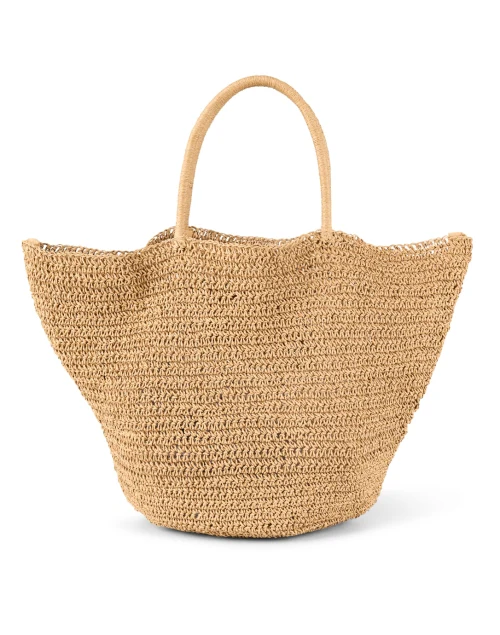 Natural Woven Raffia Shoulder Bag
