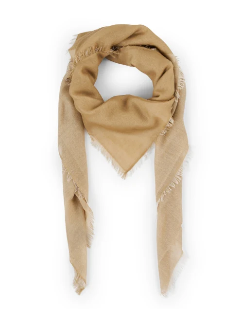Camel Ombre Cashmere Scarf