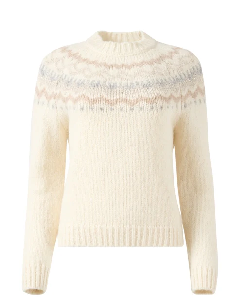 Beige Wool Alpaca Sweater