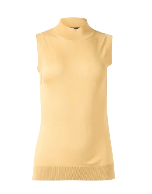 Fomila Yellow Silk Top