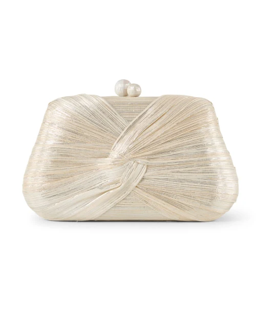 Rosie Lurex Ruched Clutch