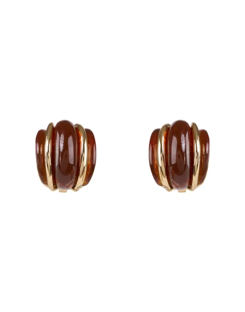 Tortoise Gold Hoop Earrings
