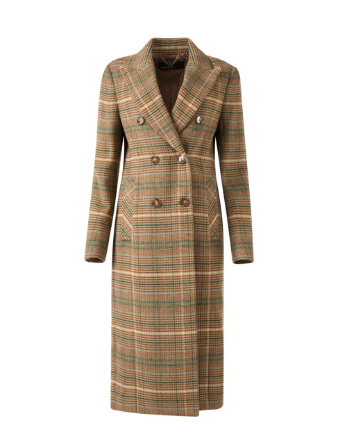 Brown Plaid Coat