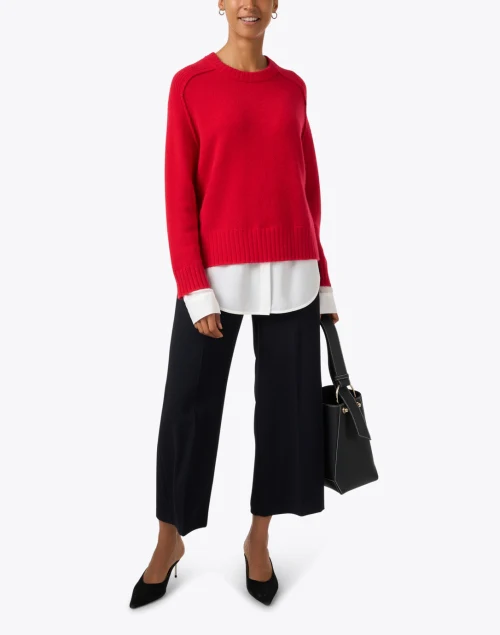 Parson Red Wool Cashmere Looker Sweater