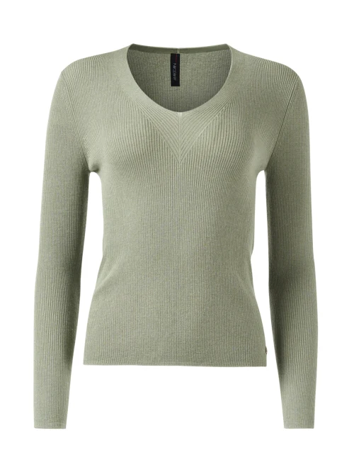 Sage Green Wool Lurex Sweater