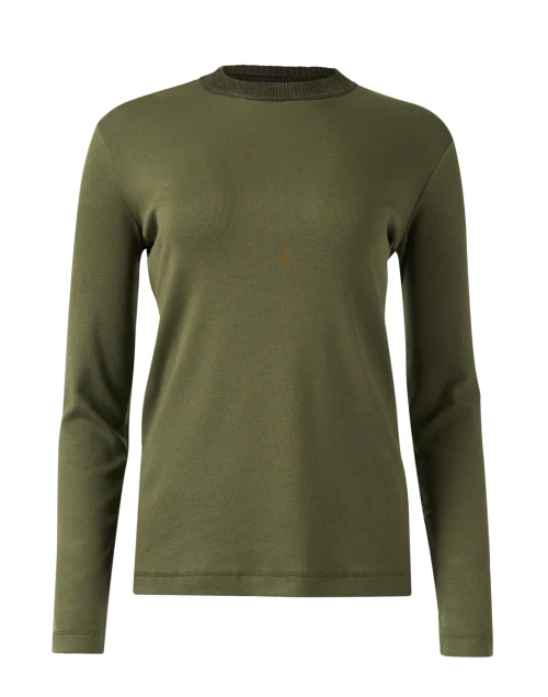 Loden Green Knit Top