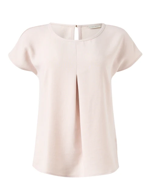 Beige Pleated Top