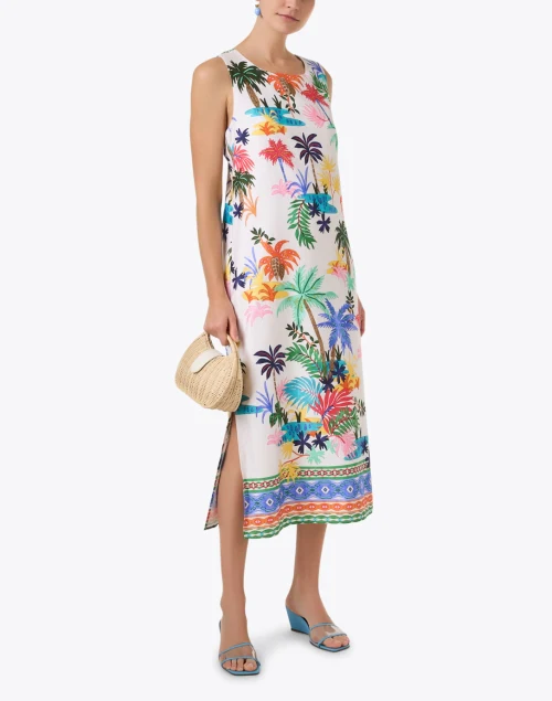Liana Tropical Print Dress