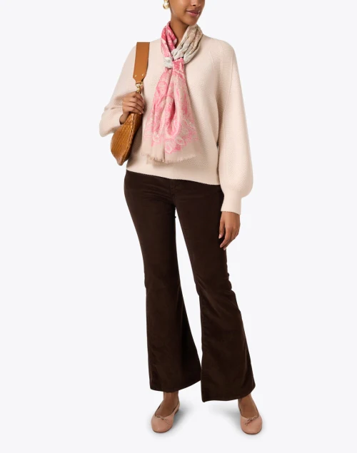 Pearl Pink Wool Cashmere Sweater