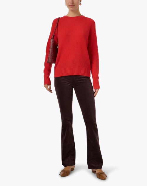 Carmine Red Cashmere Sweater
