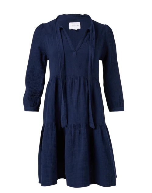 Giselle Navy Tiered Dress