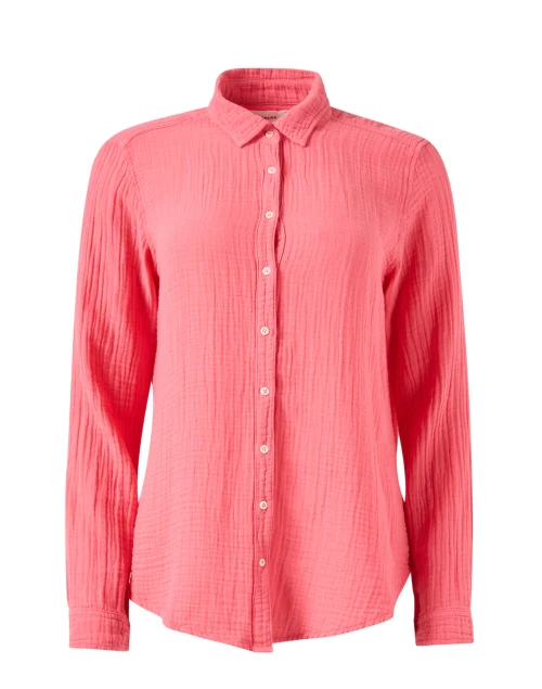Scout Coral Cotton Gauze Shirt