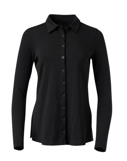 Black Pima Cotton Shirt