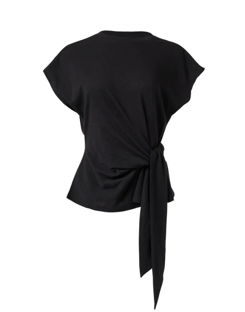 Nina Black Cotton Top