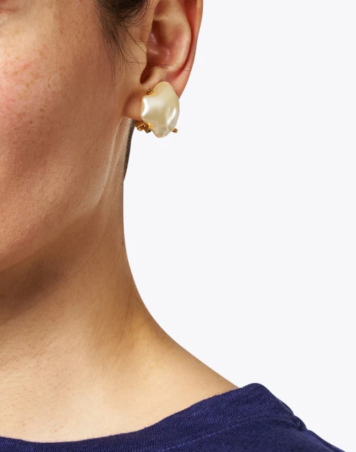 Pearl Clip Earrings