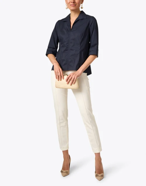 Swing Navy Poplin Shirt