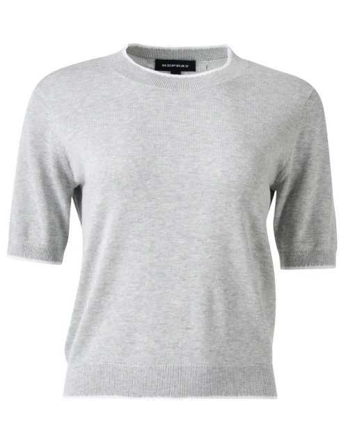 Grey Knit Top
