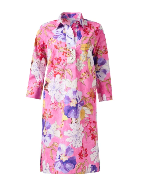Charlotte Pink Floral Print Dress