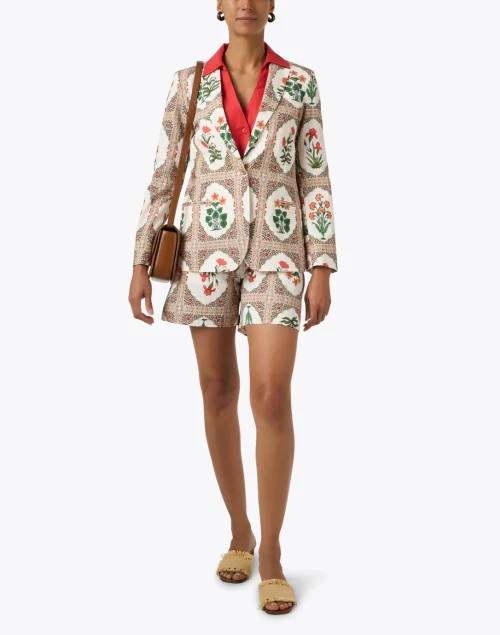 Hannah Floral Seersucker Blazer