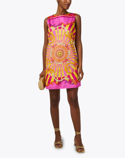 Firenze Pink Print Shift Dress