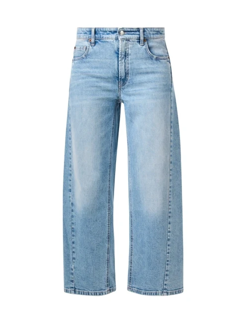 Oria Medium Wash Barrel Leg Jean