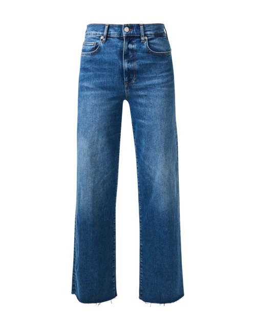 Le Slim Blue Wide Leg Jean