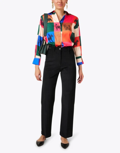 Jacques Black Corduroy Pant