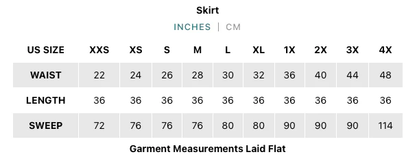 Classic black pull-on skirt