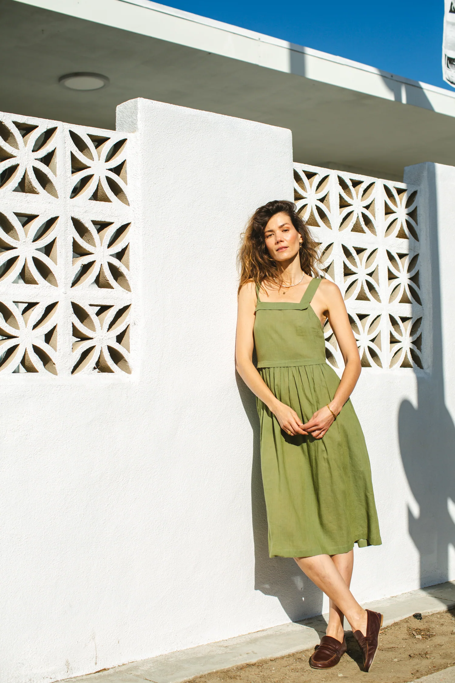 NY Olive Dress