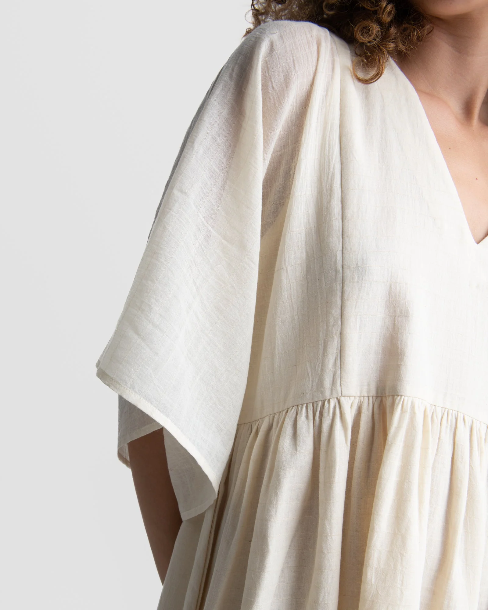 Boxy Sleeve Summer Dress