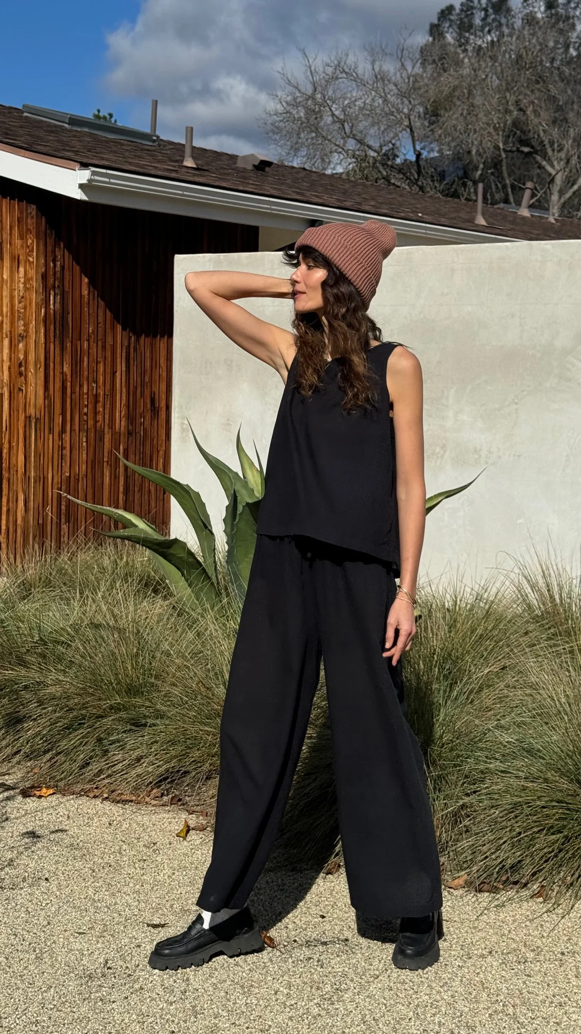 Easy black lounge set-Pant