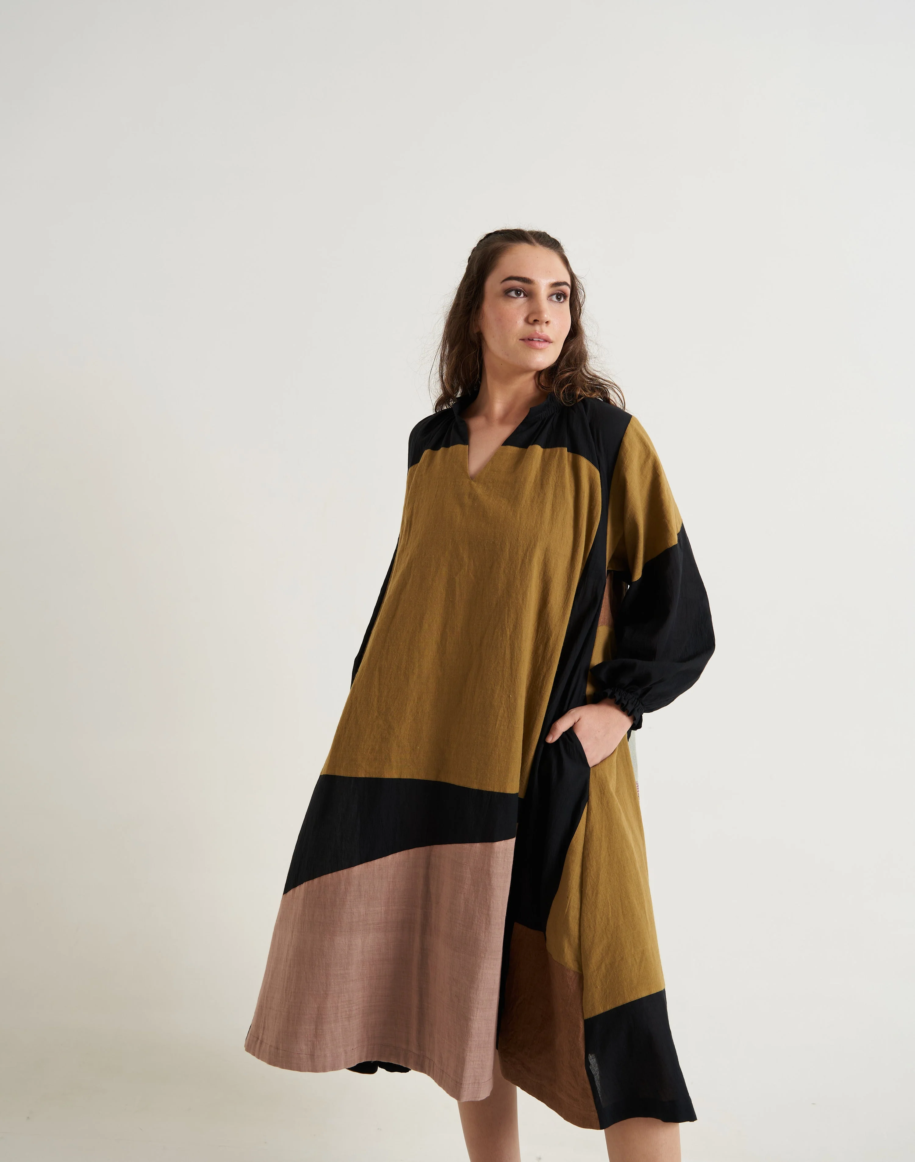 Pride of Crow | Midi Dress in Black