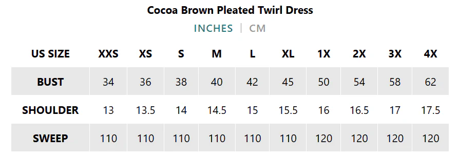 Cocoa Brown Pleated Twirl Dress