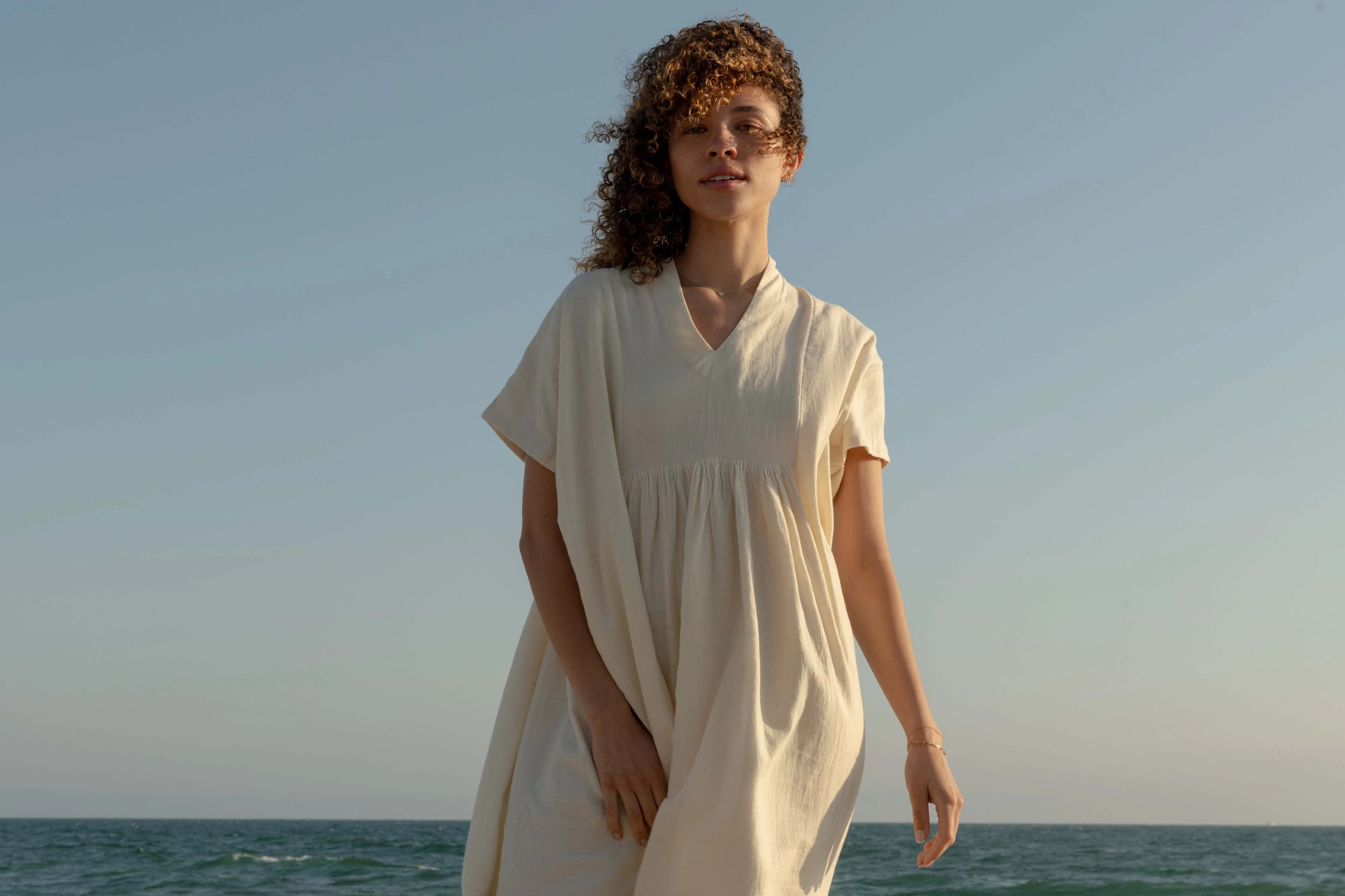 Relaxed Fit Caftan Dress