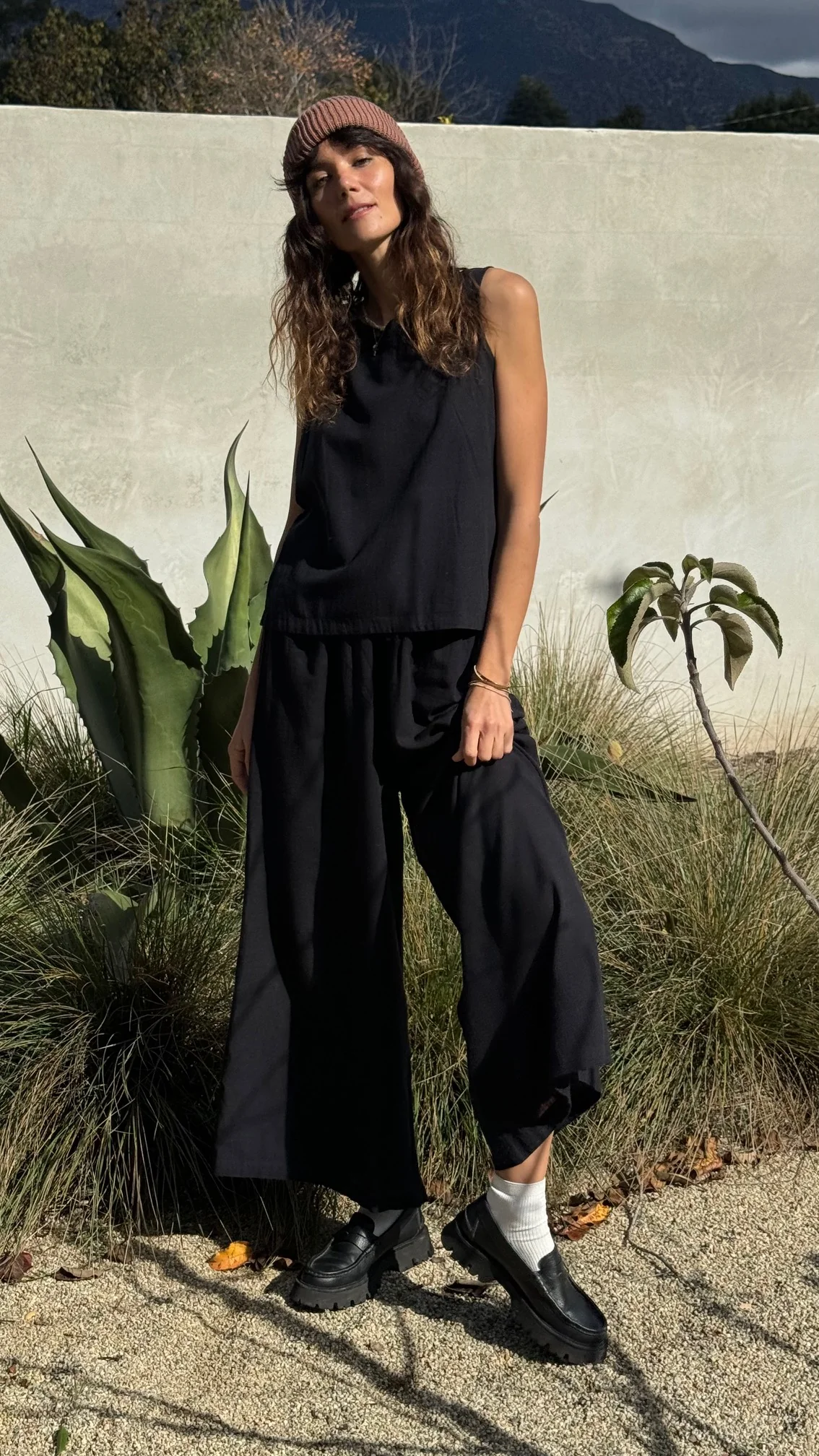 Easy black lounge set-Pant