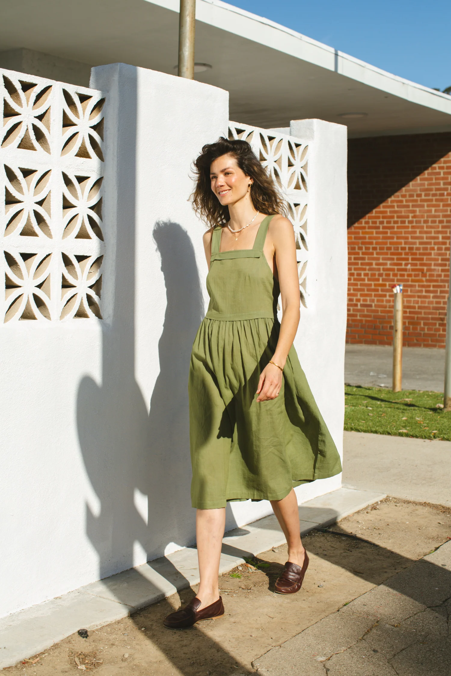 NY Olive Dress