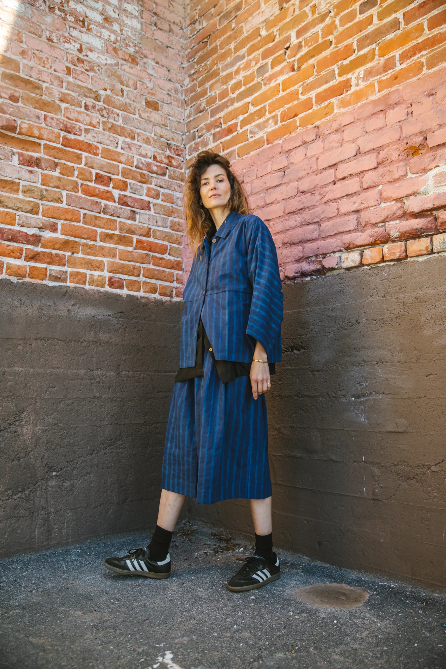 Vintage Navy Blue Skirt