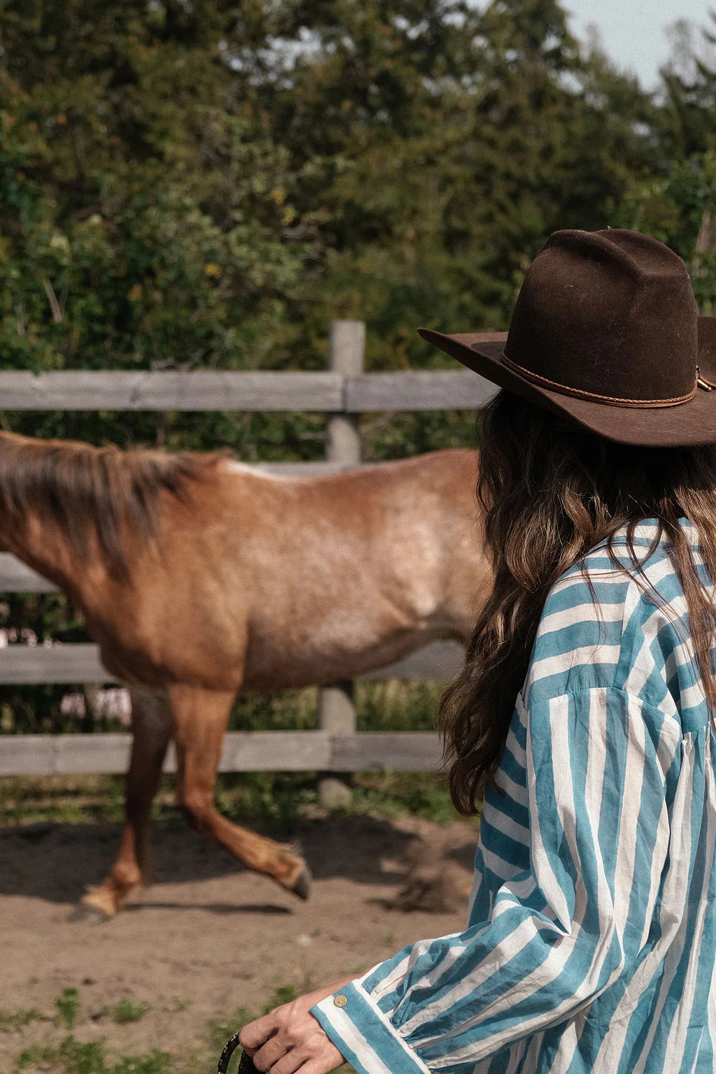 Summer Blue Artist Smock