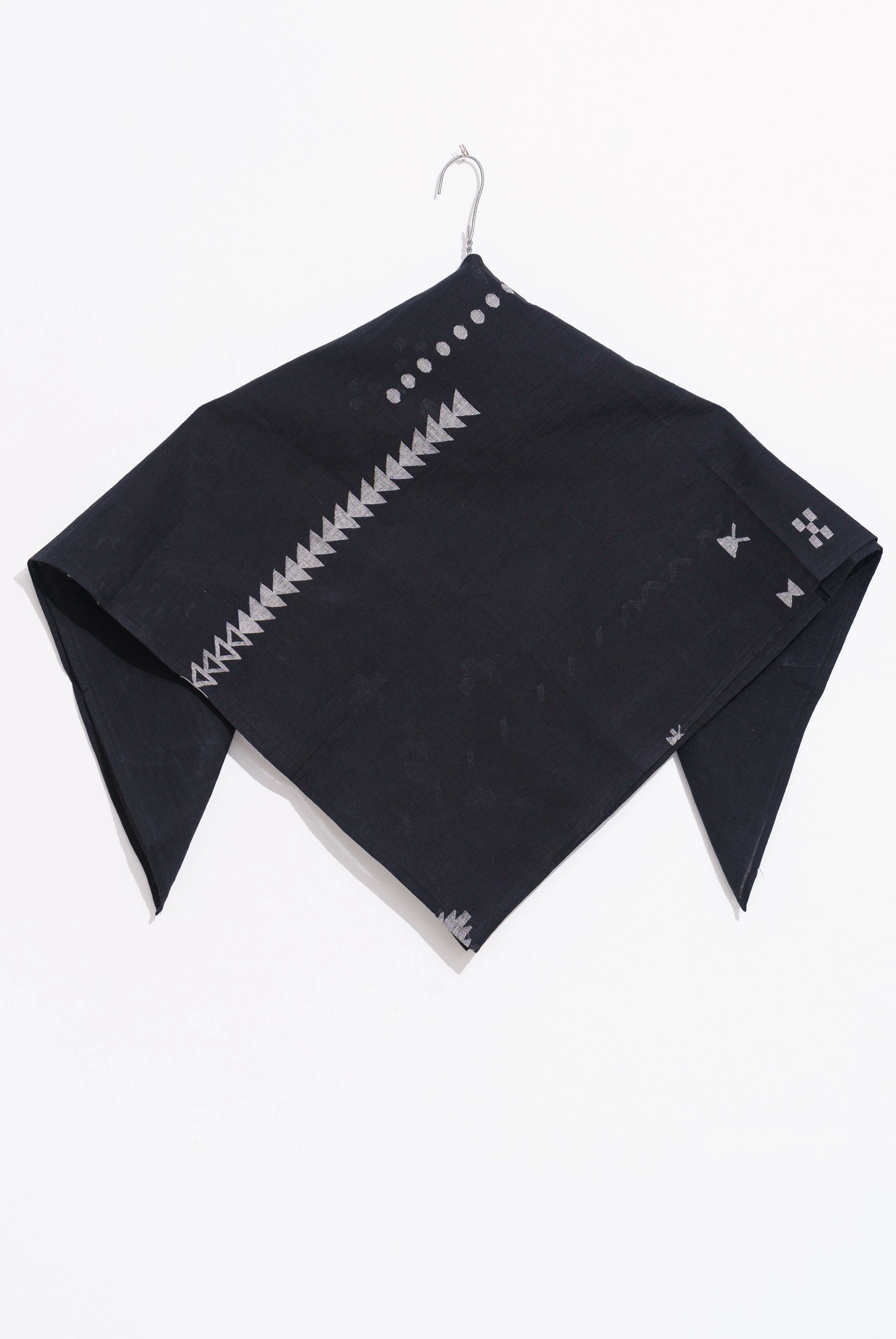Black cotton bandana
