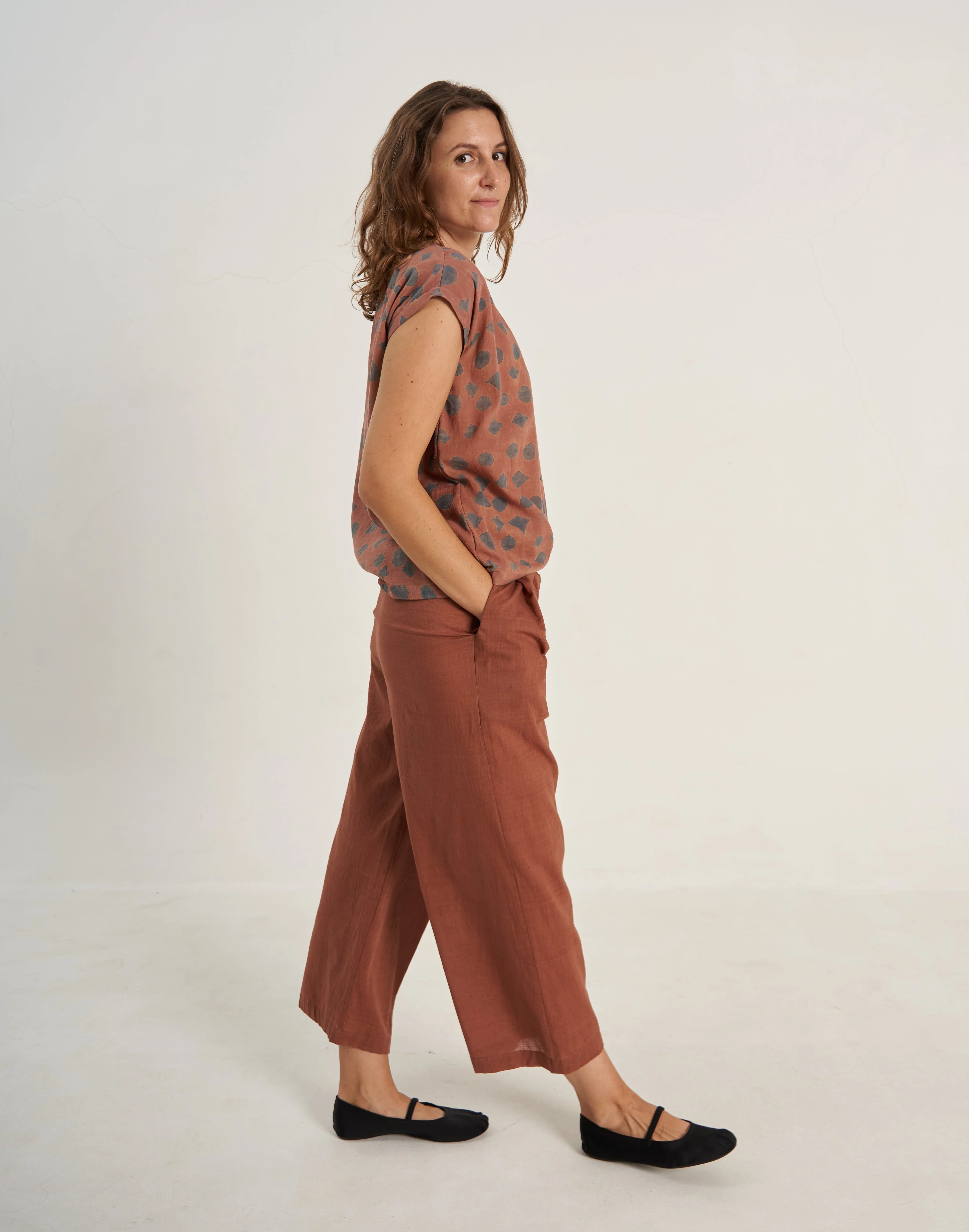 Russet Lightweight Summer Trousers