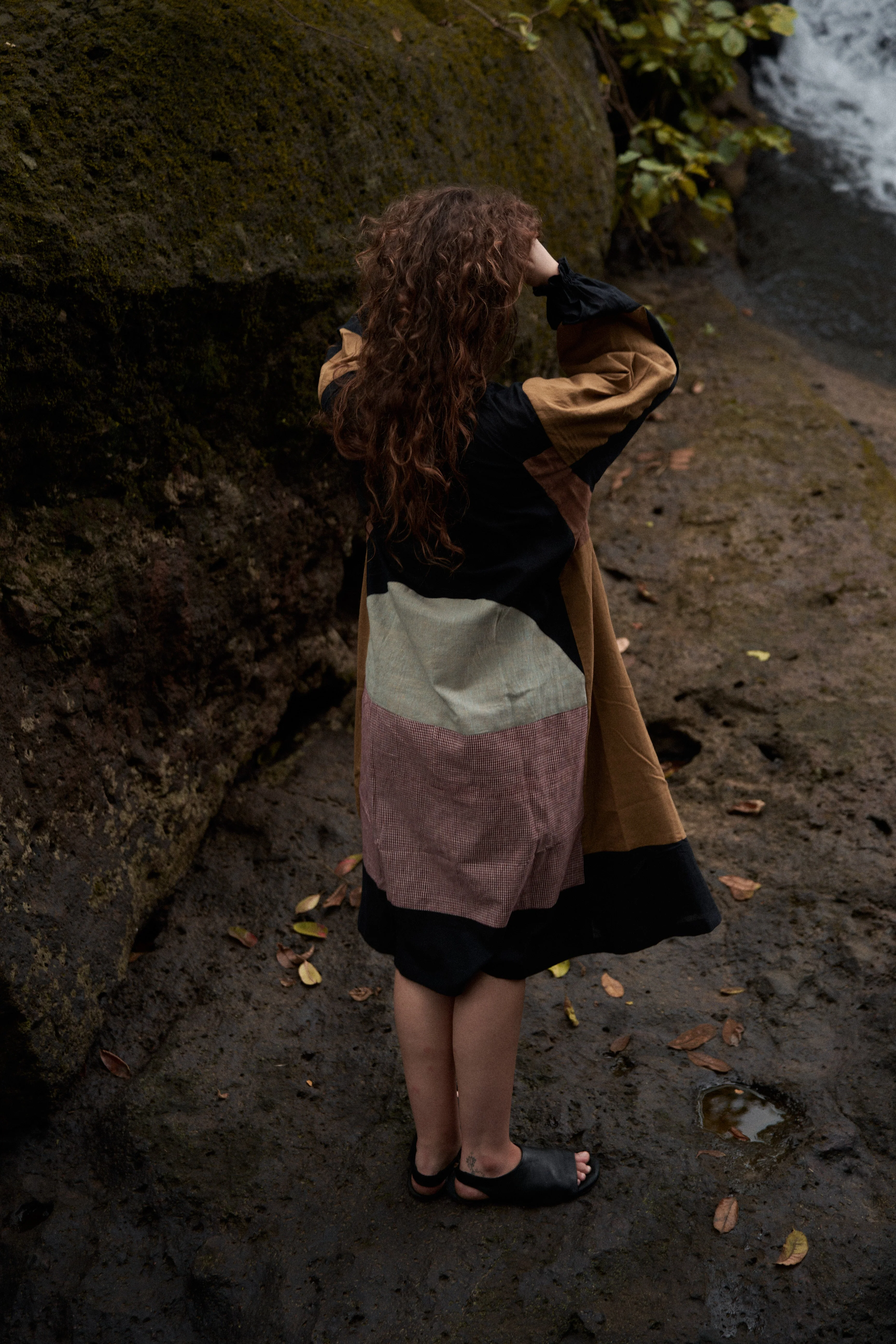 Pride of Crow | Midi Dress in Black